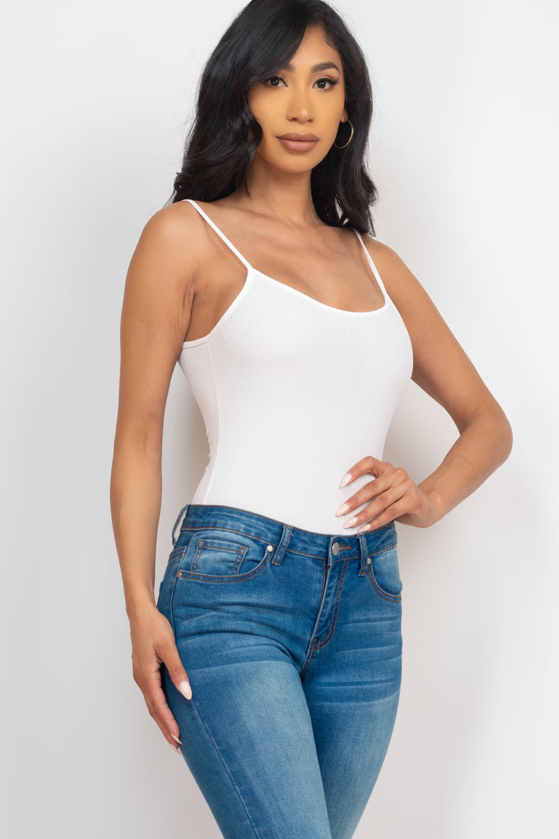 Ribbed Cami Bodysuit (CAPELLA)