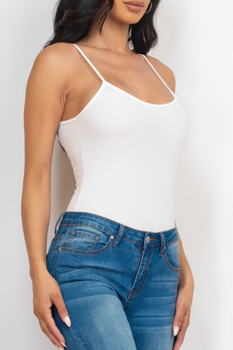 Ribbed Cami Bodysuit (CAPELLA)