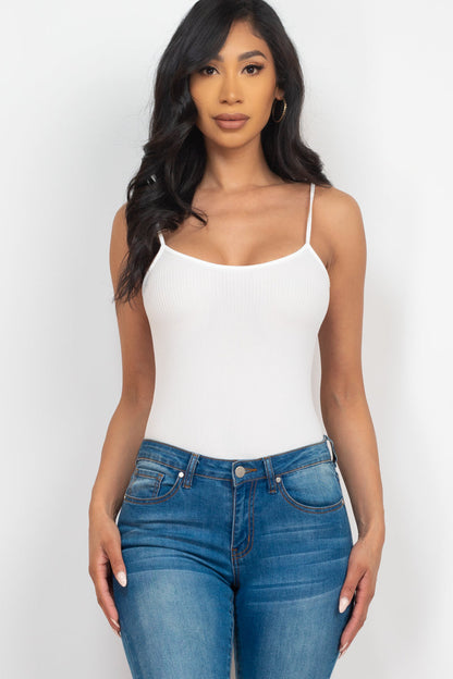 Ribbed Cami Bodysuit (CAPELLA)