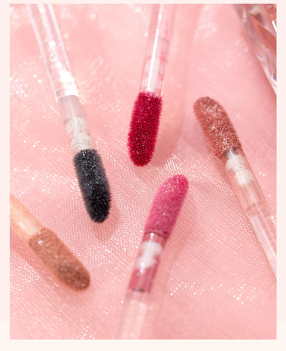 QIBEST Waterproof Diamond Shimmer Glitter Lipgloss Matte Liquid Lipstick Shiny Pearl Lip Glaze Long Lasting LipTint Women Makeup