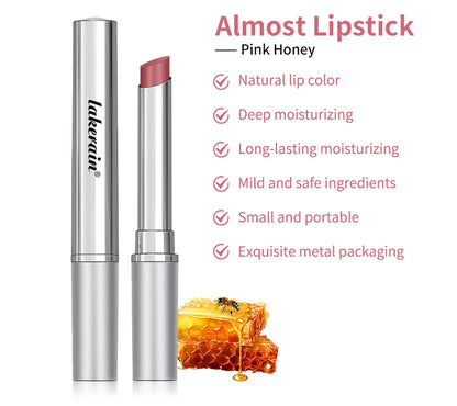 Black Honey Lipstick Long Lasting Moisturizing Natural Lip Plumper Makeup Lip Plumping Gloss Cosmetics Exfoliating for Lip