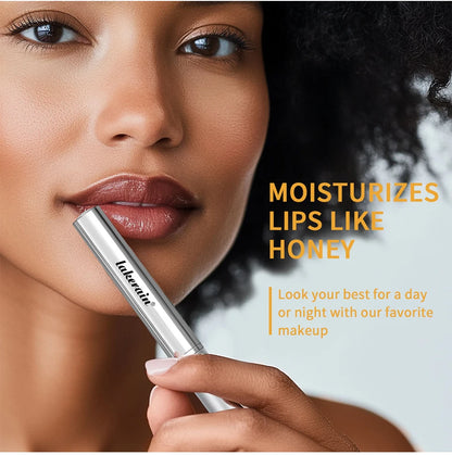 Black Honey Lipstick Long Lasting Moisturizing Natural Lip Plumper Makeup Lip Plumping Gloss Cosmetics Exfoliating for Lip