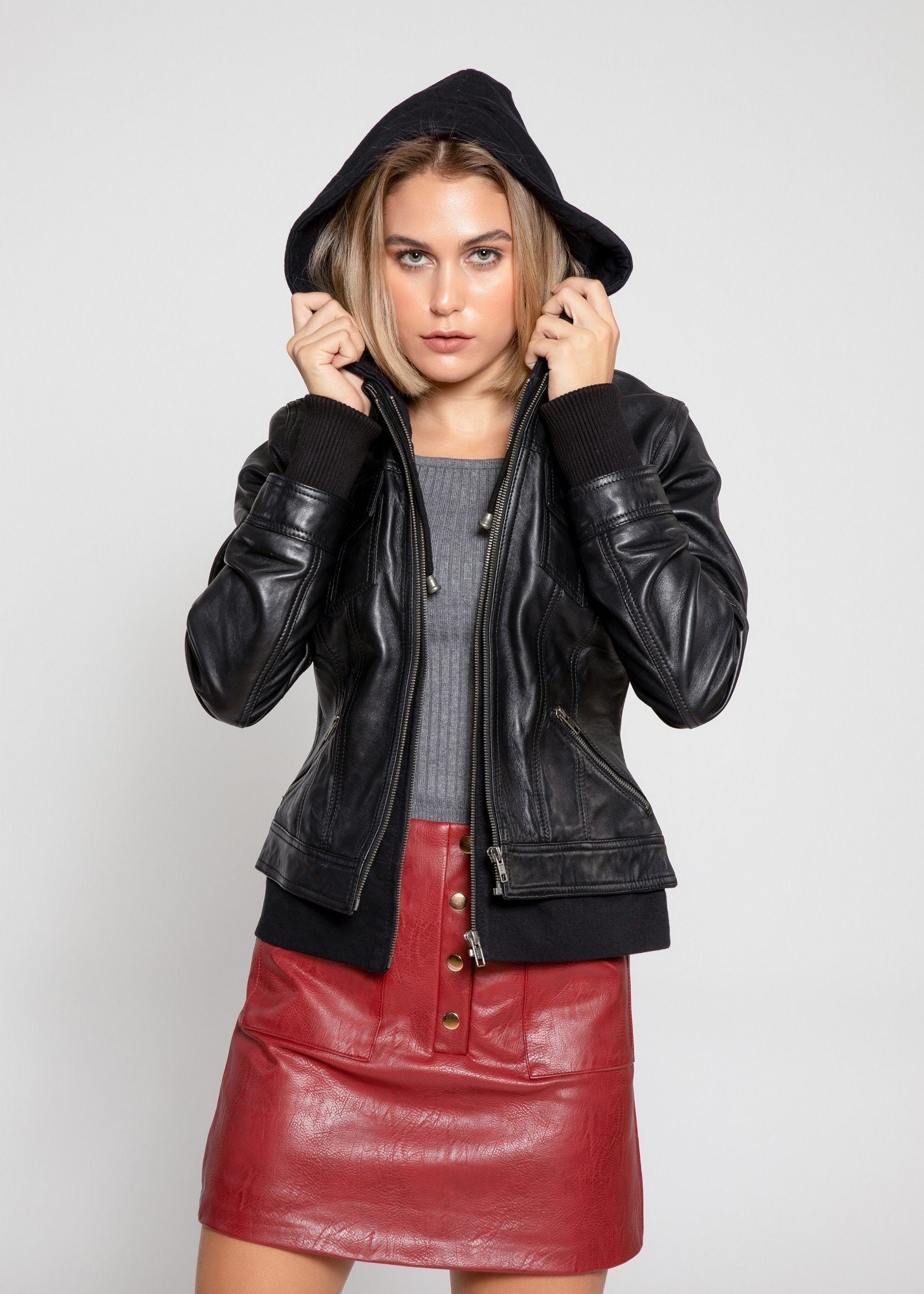 Annalise Womens Leather Jacket