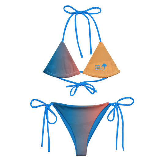 Find Your Coast® Ocracoke UPF 50 Recycled String Bikini